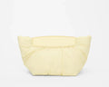 Puffy Ruched Nylon Convertible Clutch Crossbody Bag